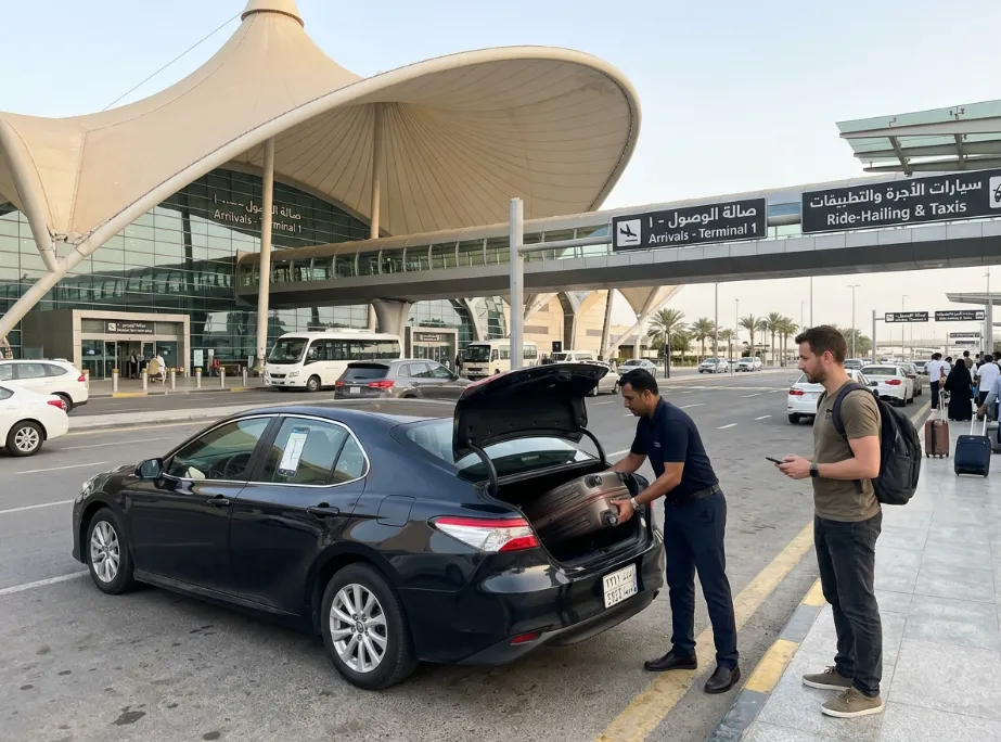 تاكسي خاص أم أوبر من مطار جدة إلى سويس أوتيل
